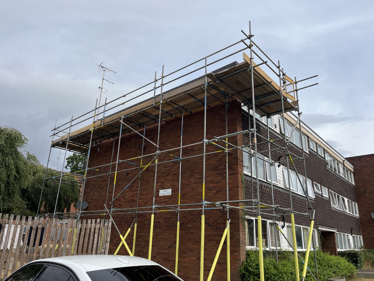 Brick repointing completed by Decks Scaffolding Services