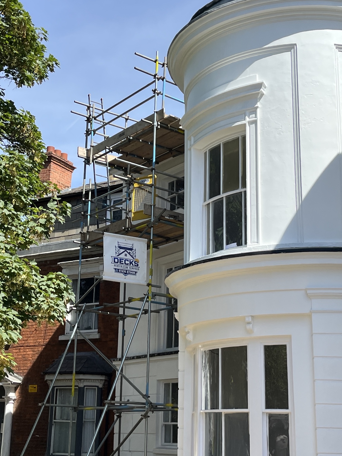 Access towers completed by Decks Scaffolding Services
